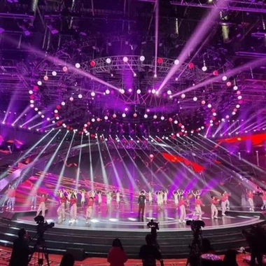 Lampu Bebola Angkat LED Berwarna-warni